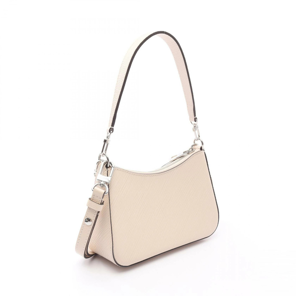 Louis Vuitton Marellini Handbag Leather Epi Ivory White